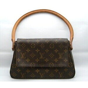 Louis Vuitton Monogram Looping Shoulder Bag Brown